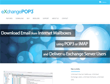 Tablet Screenshot of exchangepop3.com